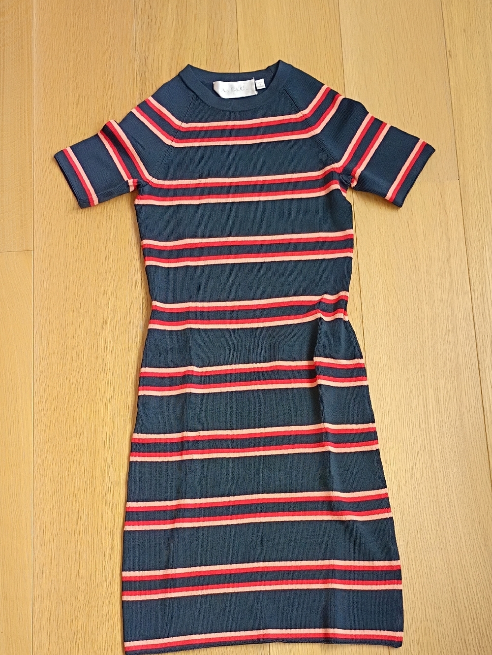 A.L.C Stripped knee length dress